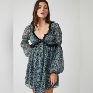 NWOT Free People Pennie Mini Dress Size Small